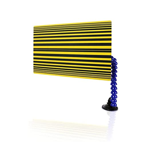 Image of Reflector Line Board Paintless Dent Repair Kit with Yellow Stripe and Adjustable Holder for Auto Dent Checking Line Board Tools Dent Removal