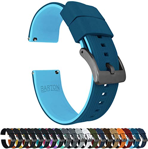 Image of BARTON Elite Silicone Watch Bands - Gold Buckle Quick Release