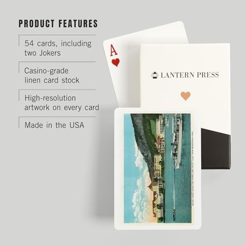 Mazo de cartas Póker Maine Moosehead Lake 52 cartas miniatura 3