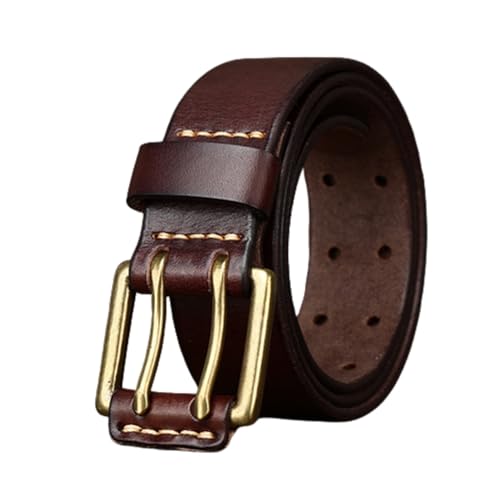 Ceinture Homme En Cuir De Vachette pour un style Œillet Décontracté For Jeans unique