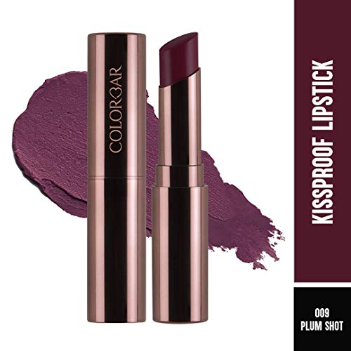 Image of Colorbar Kissproof Lipstick, Matte Finish - Plum Shot, Plum, 3 g