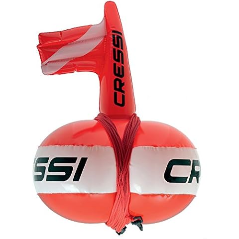 Cressi Easy Boya, Rojo Fluor/Blanco, Unisex Adulto Cover