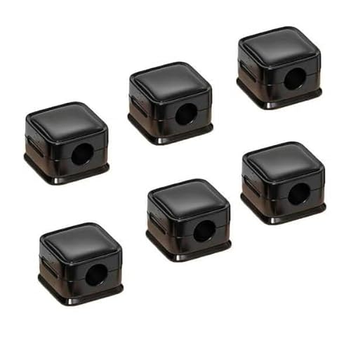 for Charging Cable Magnetic Cable Organizer Storage Holder Cable Management Charging Cable Holder, Black Finish (6-Pack)