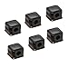 for Charging Cable Magnetic Cable Organizer Storage Holder Cable Management Charging Cable Holder, Black Finish (6-Pack)