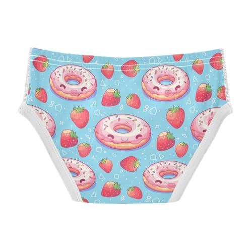 visesunny Boys Potty Training Underwear Strawberry Donut Dessert Breathe Cotton Briefs Size 2T-8Y for Toddler2