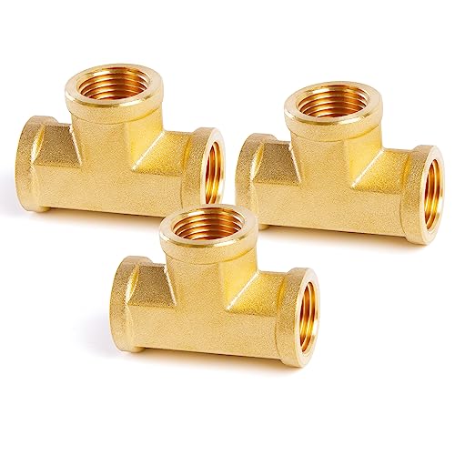 ChillWaves Brass Tee Fitting