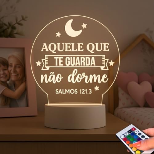 Luminária Aquele Que Te Guarda Presente Criativo Luminária LED De...