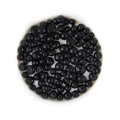 Dark Rose Brown Trans Frit Balls FB1109 COE 90 Glacial Art Glass-image-40