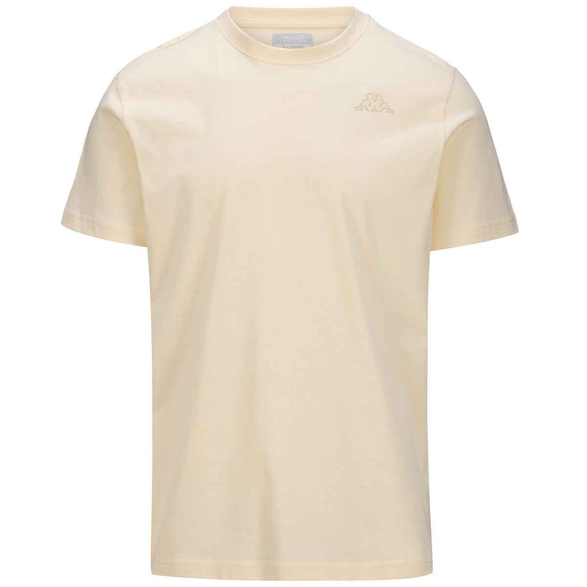 Kappa Men's Blanc T-Shirt Cafers Slim