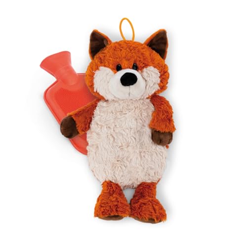 NICI Wärmflasche Fuchs Fridalie 300ml 35cm - orange - Kuscheliges Wärmetier ab 10 Monaten – Plüschtier-Wärmflasche, Wärmebeutel für Kinder und...