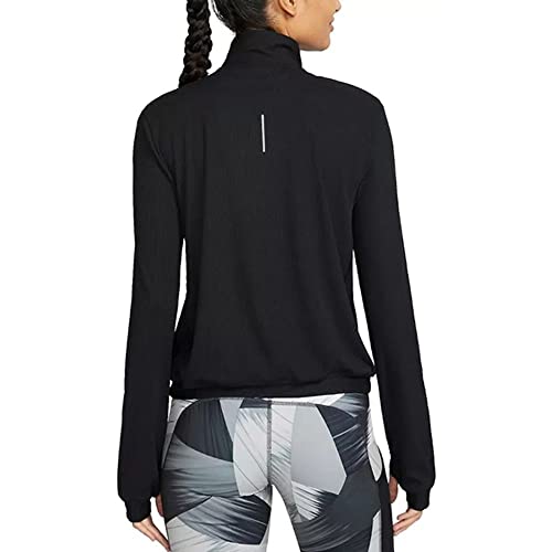 Nike Women's Dri-FIT Element Running 1/2 Zip Mid Layer Top Shirt - Image 3