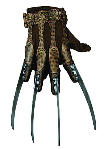 Nightmare On Elm Street Deluxe Freddy Krueger Glove Gray One Size