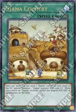 Ojama Country GFTP-EN110 Ultra Rare Englisch Near Mint 1. Auflage - Ghosts from The Past - mit ReCollectibles-Versandschutz - für Yu-Gi-Oh!