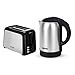 Geepas 2 Slice Bread Toaster & 1.8L Electric Kettle Kitchen Combo Set | 750W Toaster, 7 Level Browning Control, Defrost, Reheat & Cancel Function | 1800W Stainless Steel Cordless Jug Kettle