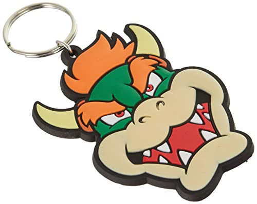 Keychain Super Mario - Llavero de Goma Bowser