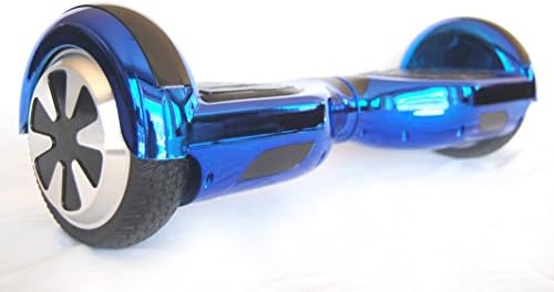 DTC Technologies Model R6 Hoverboard Self-Balancing Scooter UL-2272 Certified (Chrome Blue)