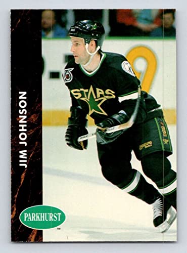 1991-92 Pro Set Parkhurst Hockey #303 Jim Johnson Minnesota North Stars Official NHL Trading Card (Stock Photo Shown, Near Mint Condition)