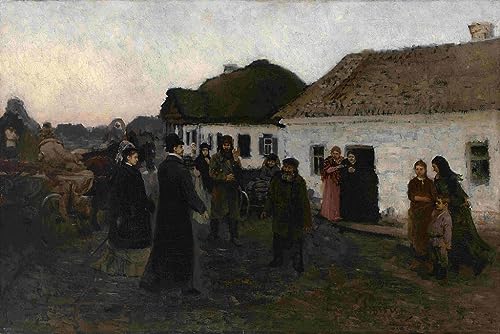 Imagen de lienzo Regreso a casa de Ilya Efimovich Repin para cubrir paredes vacías