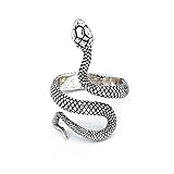 WLL Personalized Snake Adjustable Open Rings Simple Charm Animal Jewelry