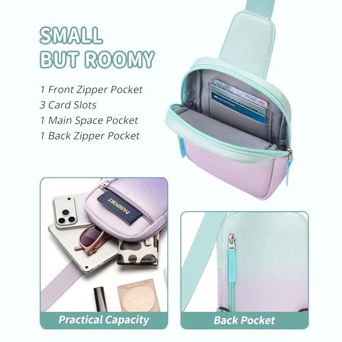 Image of Birthday Gifts for 8 9 10 11 12 Year Old Teens Girls Kids, Fanny Pack Crossbody Bag Sling Belt Bags Purse, Dorm Travel Essentials for Girls Fashion, Preppy Tween Teen Girl Gift Trendy Stuff