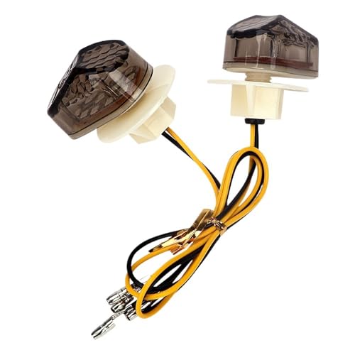 Clignotants de moto pour 12V momt à 9 LED ambre ultra lumineuses