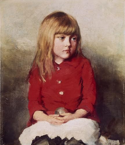 Portrait d'une jeune fille tableau grand format pour habiller un mur vide