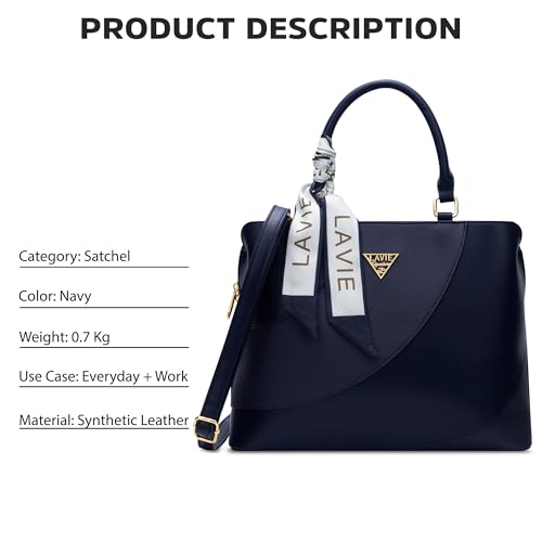 Image of Lavie Signature Women's Omaha 3C Satchel Handbag | Satchel Bag for Work | Ladies Purse | Stylish Shoulder Bag | Gift For Women