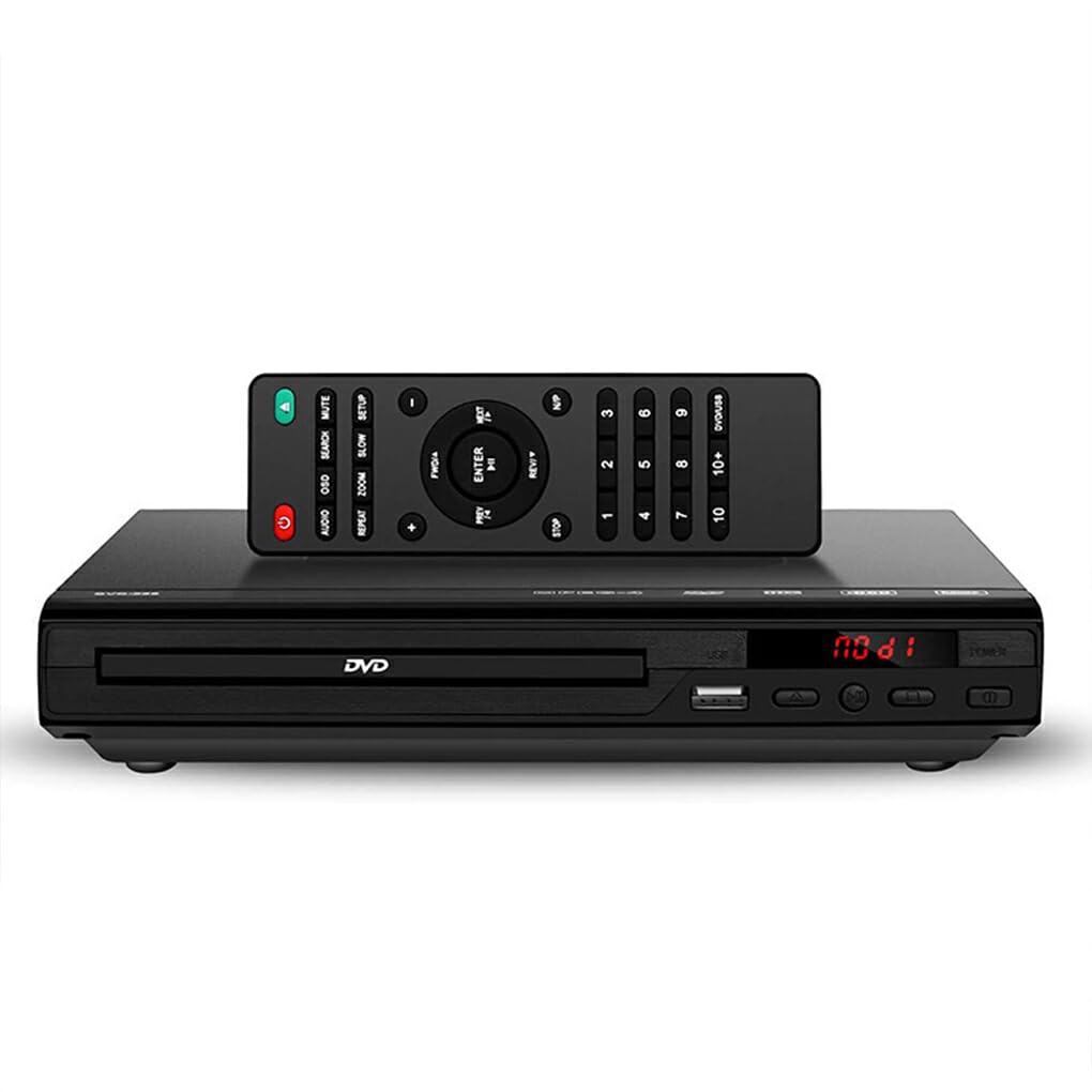 Lettore CD con Microfono HD 1080P Compatto per Smart TV Funzionalità Intelligente Lettore FORCD per Smart TV Mini Lettore FORCD