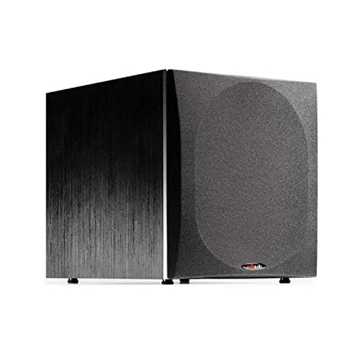 Polk Audio PSW505 12" Powered Subwoofer - High Precision Bass with Extreme Power & Wide Soundstage | Up to 460 Watts | Big Bass at a Great Value