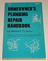 Homeowner's plumbing repair handbook 0133930092 Book Cover