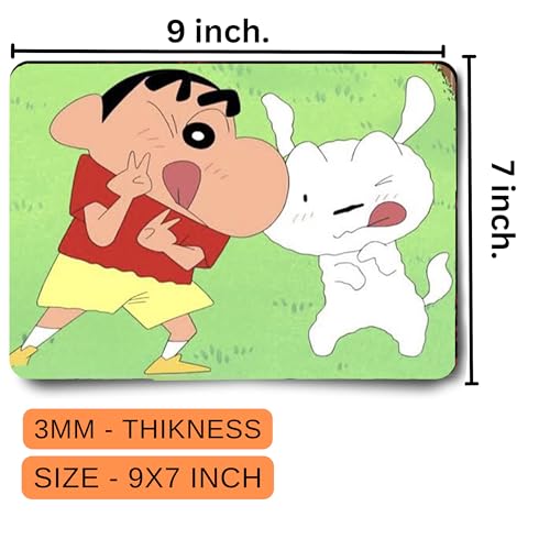 Image of Anime Gaming Mouse Pad, Non-Slip Rubber Base, Ultra-Low Friction High Durability, Waterproof Mouse Mat, Anti-Slip Base, Mousepad 7.5 inch X 9 inch (009)