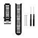 MOTONG Garmin Forerunner 910XT Replacement Band - MOTONG Silicone Strap Replacement Band For Garmin Forerunner 910XT (Silicone Black)