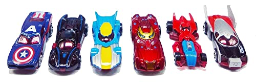 Image of Exclusive Collection of Play Set 6 pcs Toy Vehichals Play Set Metal Die Cast Mini Racers Cars for Kids [Hot Wells Play Set 6 pcs (Avanger)]
