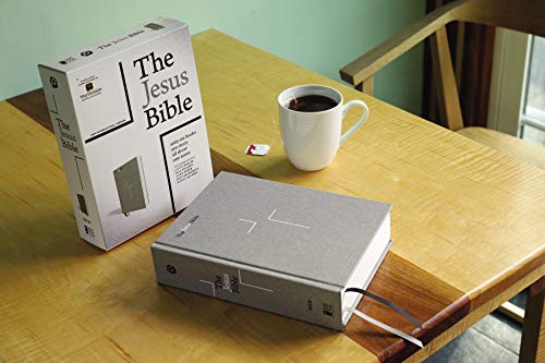 The Jesus Bible, NIV Edition, Cloth Over Board, Gray Linen, Comfort Print: The Jesus Bible, New Inte