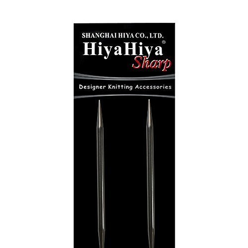 HiyaHiya Circular 16 inch (41cm) Sharp Steel Knitting Needle Size US 17 (12mm) HISSTCIR16-17