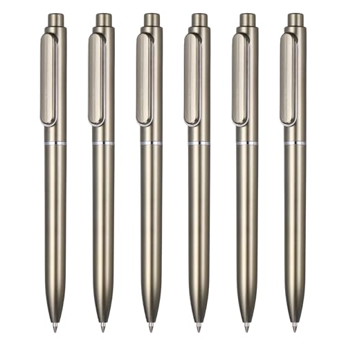 Stylos à bille pointe moyenne PATIKIL gris clair parfaits pour le bureau et les cours