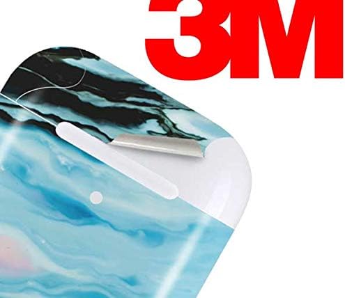 Skinit Decal Audio Skin Compatible with Apple AirPods 2 - Aqua Blue Marble Ink Design