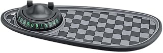 Creative New car car Mobile Phone Center Console Anti-Skid pad Multi-Functional Three-in-one Parking Number Plate Bracket(Blackgray)