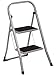 Produktbild Trittleiter Anti-Rutsch Stufen mit rutschfesten Gummimatte bis 150 kg Leiter HAUSHALTSLEITER Klapptritt (2 Stufen)