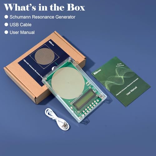 adjustable frequency generator for healing 001hz-299khz 783hz schumann resonance generator sine wave frequency healing device for improving sleep amp meditation usb powered