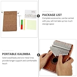 BIENKA Piano à Pouce Kalimba 17 Touches : Mbira Finger Piano Instrument de Musique Portable Instrument Professionnel… - Les Beatles, Paul McCartney, John Lennon, RIngo Starr, George Harrison BIENKA Piano à Pouce Kalimba 17 Touches : Mbira Finger Piano Instrument de Musique Portable Instrument Professionnel… – Image 4