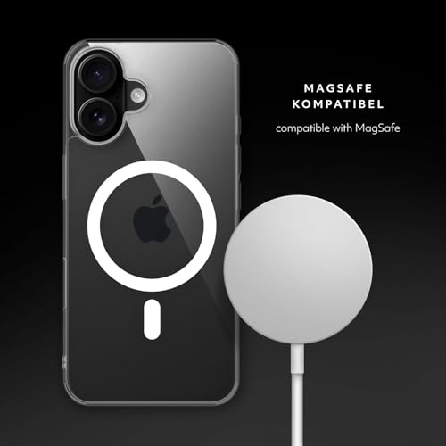Coque iPhone 16 MagSafe ONEFLOW Nova transparente avec protection camera intégrée