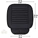 LUOLLOVE Funda Coche Asientos Universales, Interior Coche Protector de Asiento Delantero, Súper...
