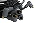 MSD 31653 Super Conductor Spark Plug Wire Set, Black