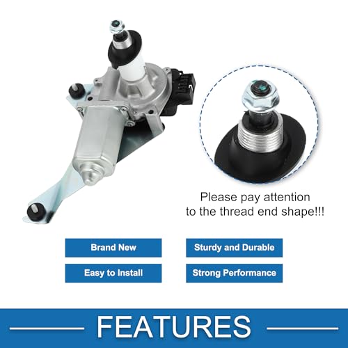 Image of Rear Windshield Windscreen Wiper Motor No.12487646 /15173034 for Chevrolet Tahoe Suburban 1500 2500 for GMC Yukon /Yukon XL 1500 2500 2003-2006 5 Pin