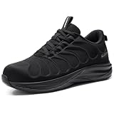 LARNMERN Steel Toe Shoes for Men Non Slip Work Shoes...