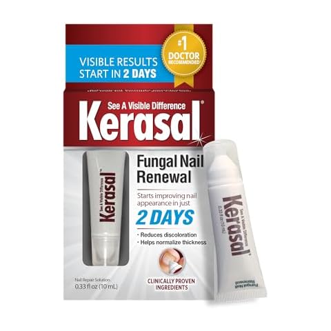 Kerasal Nail Renewal, Restores Appearance of Discolored or Damaged Nails, 0.33 fl oz (Packaging May Vary) Cover