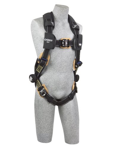 Image of 3M DBI-SALA Large ExoFit NEX Arc Flash Full BodyVest Style Harness With Tech-Lite PVC Coated Aluminum Back D-Ring