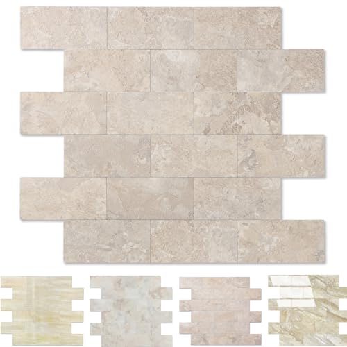 10-Pack Peel and Stick Tile Backsplash 12