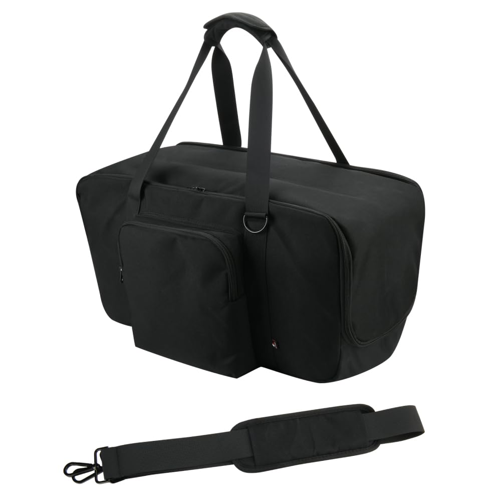 Custodia da trasporto per JBL PartyBox Club 120, borsa da viaggio resistente alla polvere e allo sporco, borsa organizer portatile, impermeabile, antiurto, custodia rigida, Nero